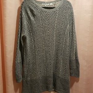 ➕♾eight eight eight♾Navy&White Knit Sweater💙